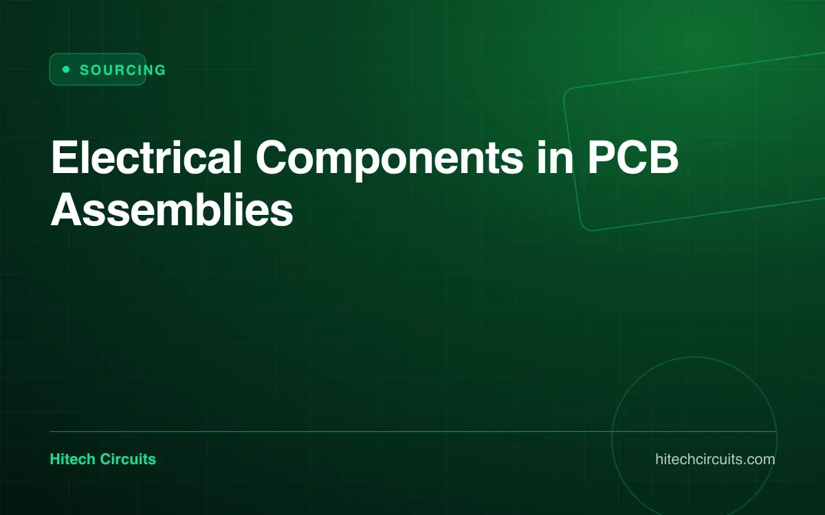 Electrical Components in PCB Assemblies