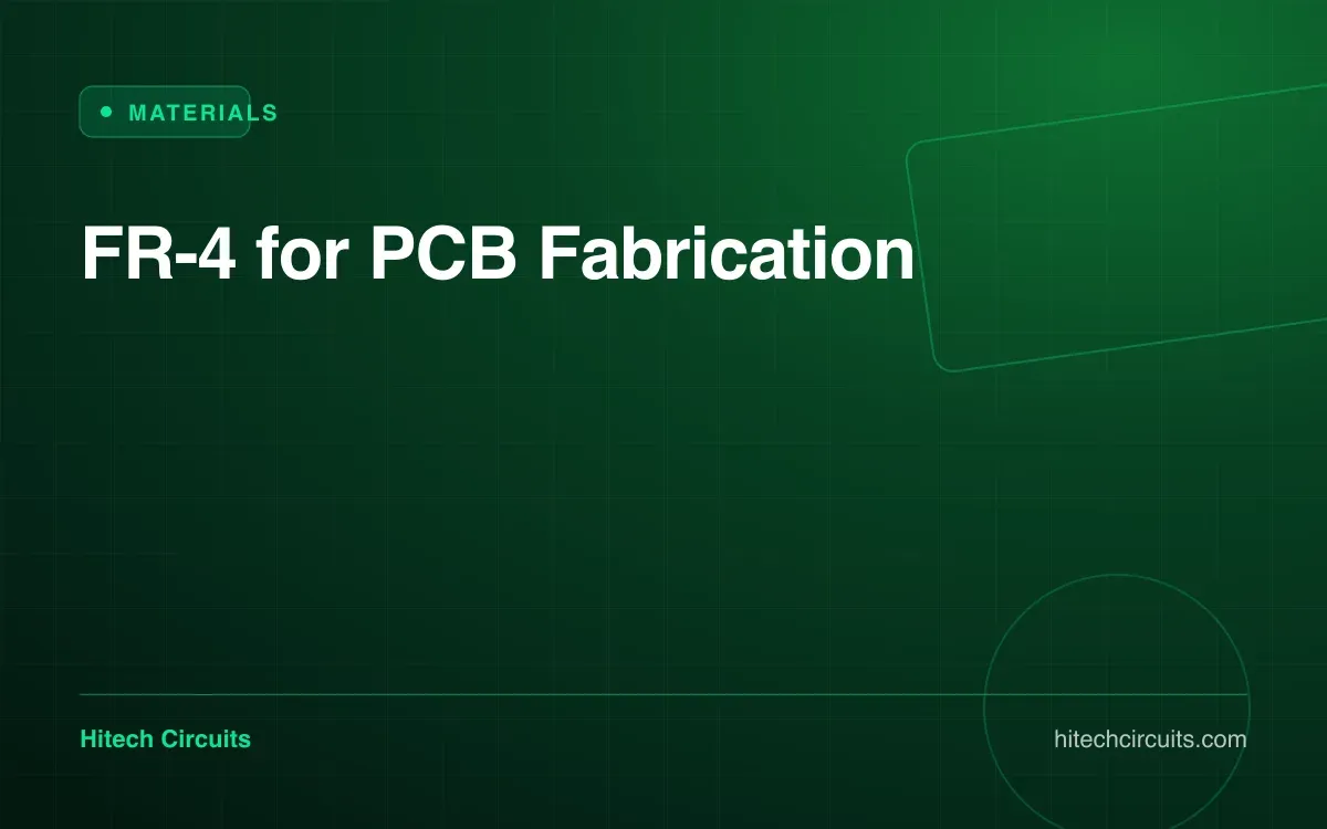 FR-4 for PCB Fabrication