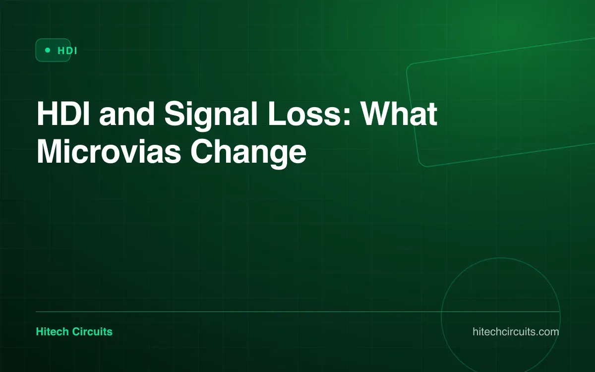 HDI and Signal Loss: What Microvias Change