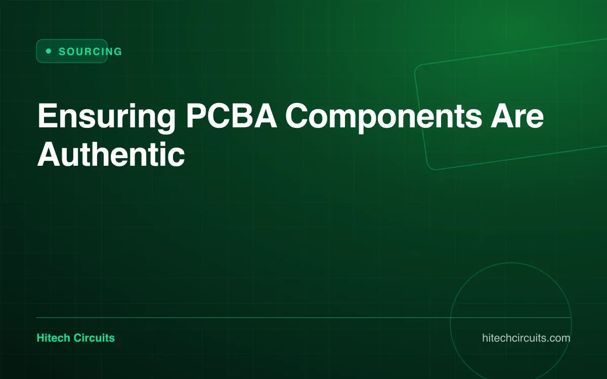 Ensuring PCBA Components Are Authentic