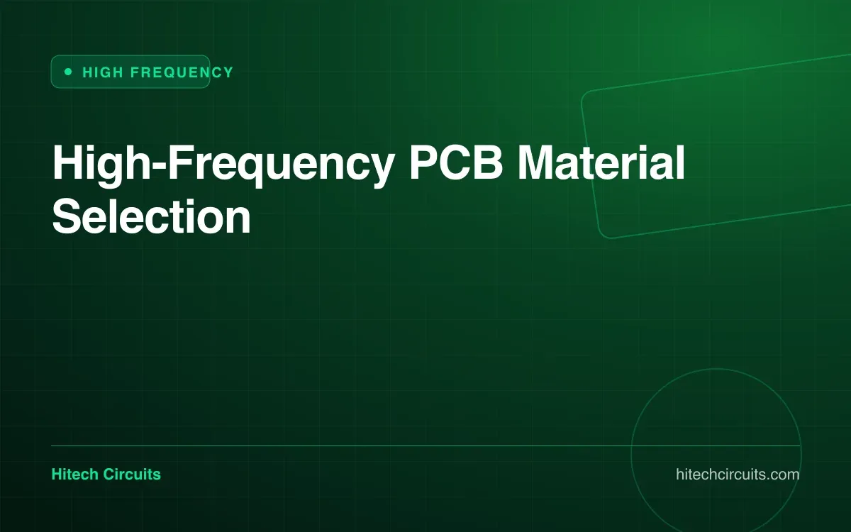 High-Frequency PCB Material Selection