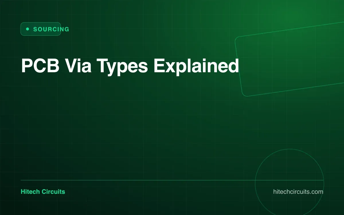 PCB Via Types Explained